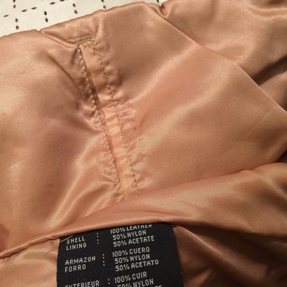 Vintage Kenneth Cole Leather Bomber Jacket - Picture 8 of 8
